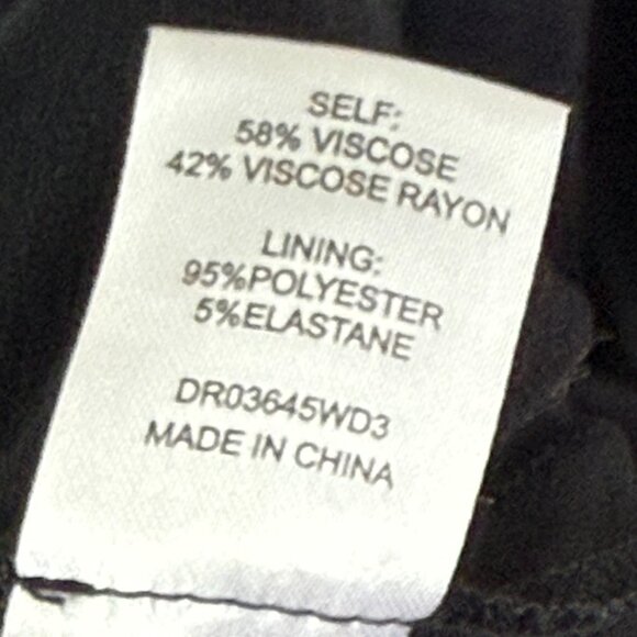 Meshki Claire Satin Drape Back Split Hem High Neck Maxi Dress Womens L Black - Picture 10 of 12